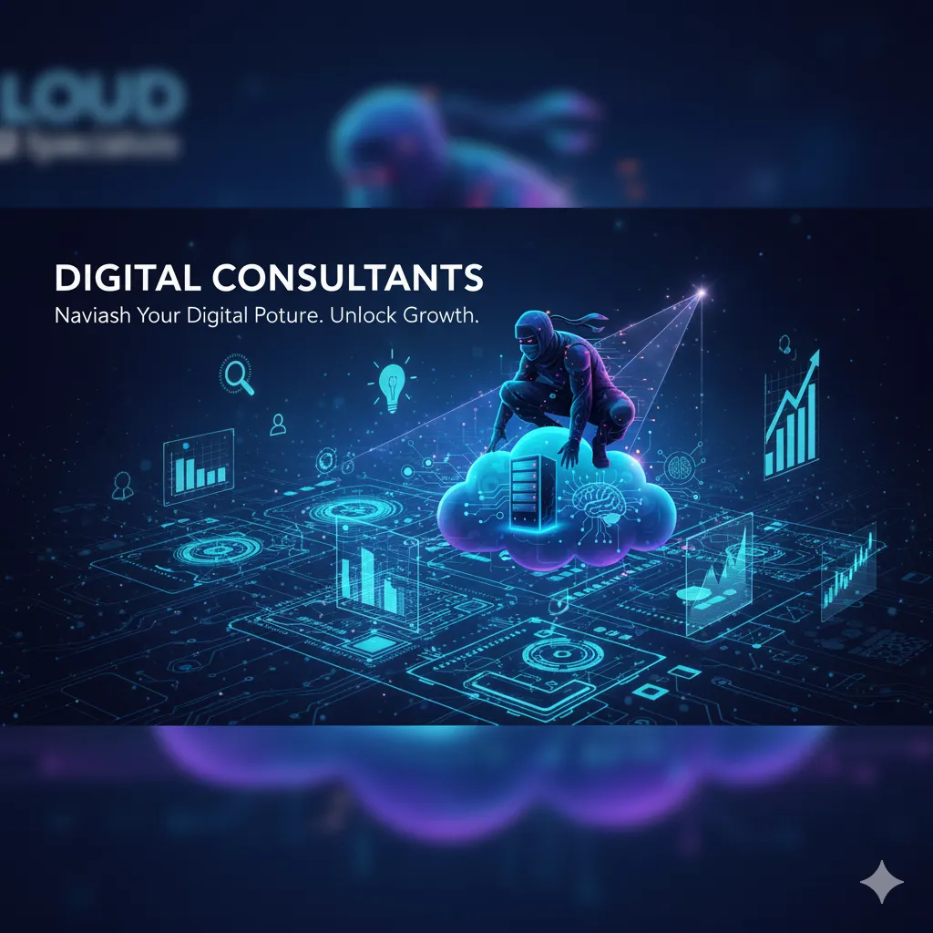 Abstract AI or IT technology background.